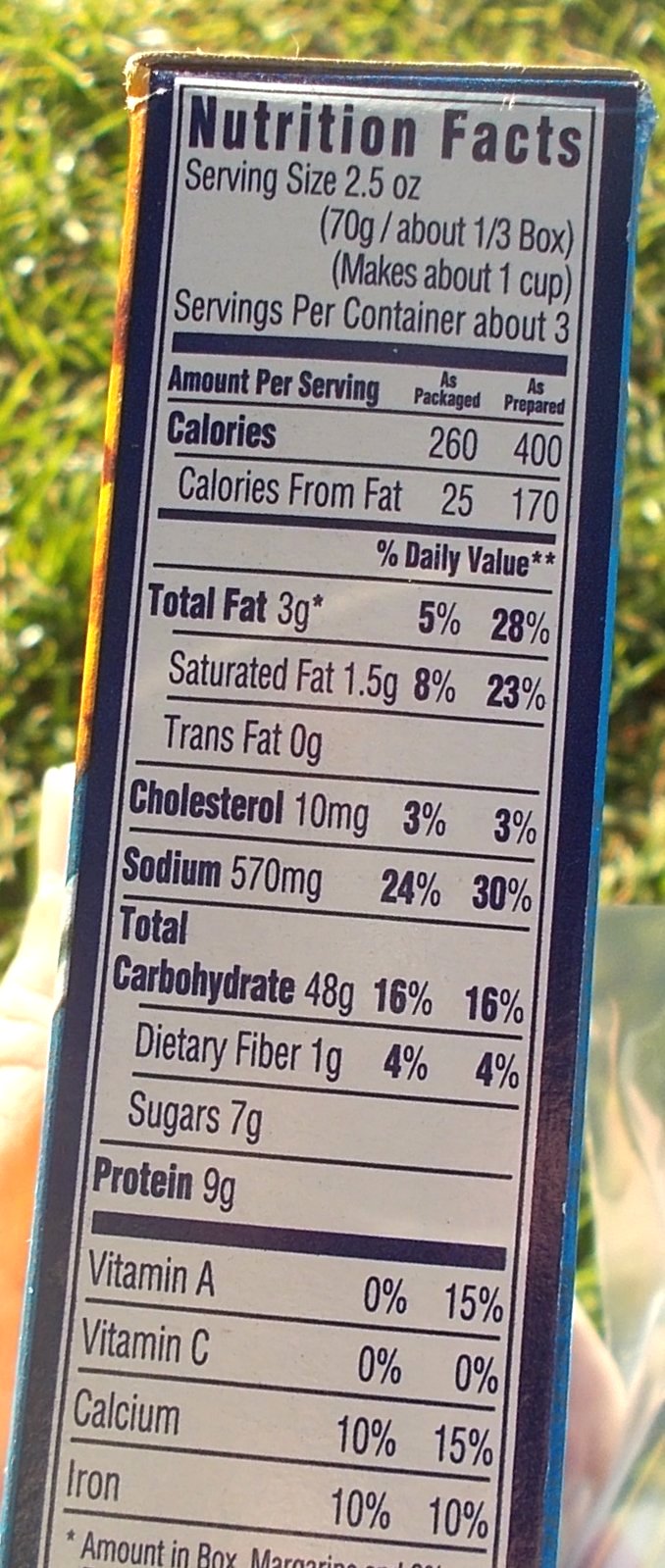 Kraft Mac N Cheese Nutrition Label Nutrition Ftempo