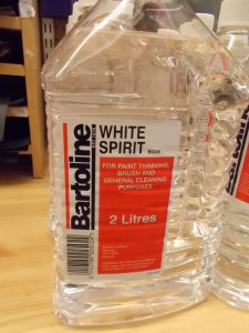 White spirit is NOT denatured alcohol!